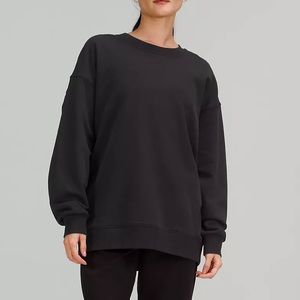 Lululemon Perfectly Oversized Crew - Black Size Medium